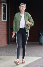 KRISTEN STEWART Heading to a Nail Salon in Hollywood 04/29/2019