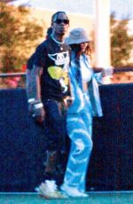KYLIE JENNER and Travis Scott Arrives at Coachella in Indio 04/13/2019