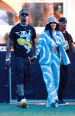 KYLIE JENNER and Travis Scott Arrives at Coachella in Indio 04/13/2019