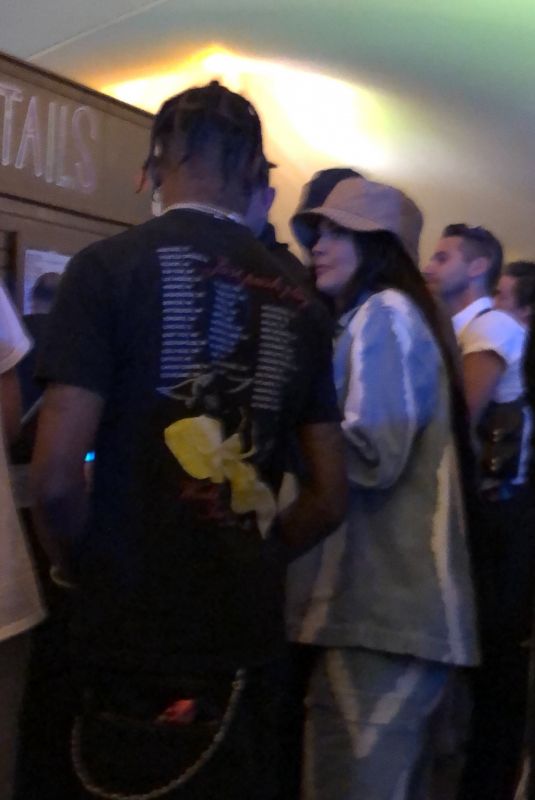 KYLIE JENNER and Travis Scott - Gets Some Drinks at Coachelle in Indio 04/13/2019