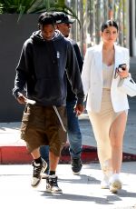 KYLIE JENNER and Travis Scott Out Shopping in West Hollywood 04/22/2019