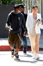 KYLIE JENNER and Travis Scott Out Shopping in West Hollywood 04/22/2019