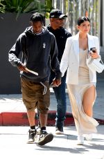 KYLIE JENNER and Travis Scott Out Shopping in West Hollywood 04/22/2019