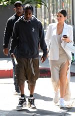 KYLIE JENNER and Travis Scott Out Shopping in West Hollywood 04/22/2019