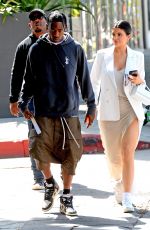 KYLIE JENNER and Travis Scott Out Shopping in West Hollywood 04/22/2019