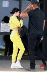 KYLIE JENNER Arrives on a Jet Back to Los Angeles 03/31/2019