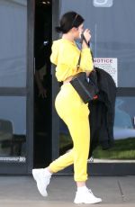 KYLIE JENNER Arrives on a Jet Back to Los Angeles 03/31/2019