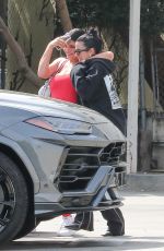 KYLIE JENNER Leaves Fresh Corn Grill in West Hollywood 04/03/2019