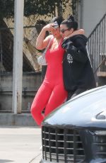 KYLIE JENNER Leaves Fresh Corn Grill in West Hollywood 04/03/2019