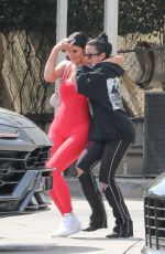 KYLIE JENNER Leaves Fresh Corn Grill in West Hollywood 04/03/2019