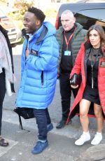 KYM MARSH on the Set of Coronation Street in Manchester 04/12/2019