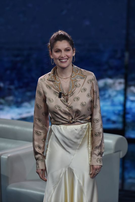 LAETITIA CASTA at Che Tempo Che Fa Show in Milan 04/07/2019