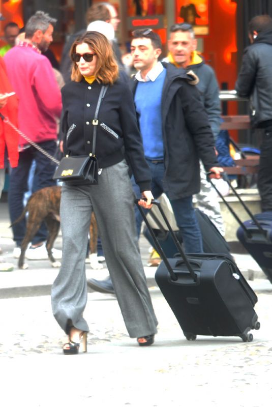 LAETITIA CASTA Out in Milan 04/08/2019