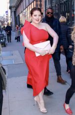 LAUREN ASH Leaves AOL Build Series in New York 04/04/2019