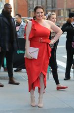 LAUREN ASH Leaves AOL Build Series in New York 04/04/2019