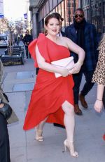 LAUREN ASH Leaves AOL Build Series in New York 04/04/2019