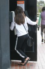 LEA MICHELE Arrives at Yoga Class in Santa Monica 04/04/2019