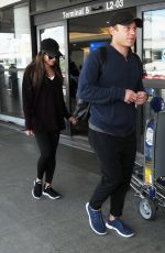 LEA MICHELE at LAX Airport in Los Angeles 04/14/2019