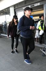 LEA MICHELE at LAX Airport in Los Angeles 04/14/2019