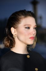 LEA SEYDOUX Arrives at Diner du Cinema - Madame Figaro in Paris 04/12/2019