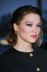 LEA SEYDOUX Arrives at Diner du Cinema - Madame Figaro in Paris 04/12/2019