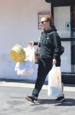 LEAH REMINI Shopping at CVS in Los Angeles 04/20/2019