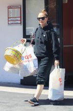 LEAH REMINI Shopping at CVS in Los Angeles 04/20/2019