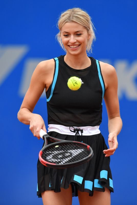LENA GERCKE at Celebrity Tennis Match at BMW Open 04/26/2019