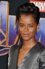 LETITIA WRIGHT at Avengers: Endgame in Los Angeles 04/22/2019