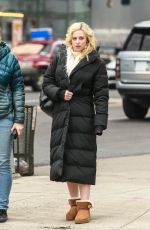LILI REINHART Arrives on the Set of Hustlers in New York 04/08/2019