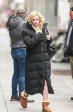LILI REINHART Arrives on the Set of Hustlers in New York 04/08/2019