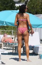 LILLY BECKER in BIkini at a Beach in Miami 04/11/2019
