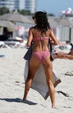 LILLY BECKER in BIkini at a Beach in Miami 04/11/2019