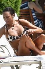 LILLY BECKER in Bikini on the Beach in Miami 04/10/2019