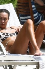 LILLY BECKER in Bikini on the Beach in Miami 04/10/2019