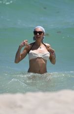 LILLY BECKER in BIKINI on the Beach in Miami 04/13/2019