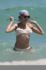 LILLY BECKER in BIKINI on the Beach in Miami 04/13/2019
