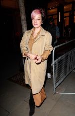 LILY ALLEN at Pat McGrath: A Technicolour Odyssey Launch Party in London 04/04/2019