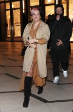 LILY ALLEN Leaves Technicolour Odyssey Campaign Launch Party in London 04/04/2019