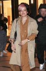 LILY ALLEN Leaves Technicolour Odyssey Campaign Launch Party in London 04/04/2019