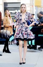 LILY COLLINS at AOL Build in New York 04/08/2019