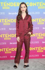 LILY COLLINS at Deadline Contenders Emmy Event in Los Angeles 04/07/2019