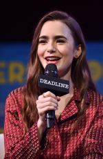 LILY COLLINS at Deadline Contenders Emmy Event in Los Angeles 04/07/2019