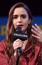 LILY COLLINS at Deadline Contenders Emmy Event in Los Angeles 04/07/2019
