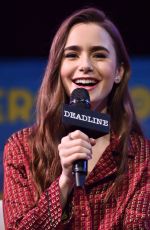 LILY COLLINS at Deadline Contenders Emmy Event in Los Angeles 04/07/2019