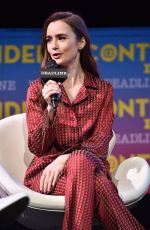 LILY COLLINS at Deadline Contenders Emmy Event in Los Angeles 04/07/2019