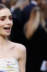LILY COLLINS at Tolkein Premiere in London 04/29/2019
