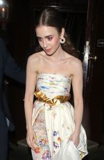 LILY COLLINS  at Tolkien Premiere After-party at Loulou