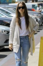 LILY COLLINS Heading to a Spa in Hollywood 04/15/2109