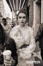 LILY COLLINS in Paper Magazine, April 2019